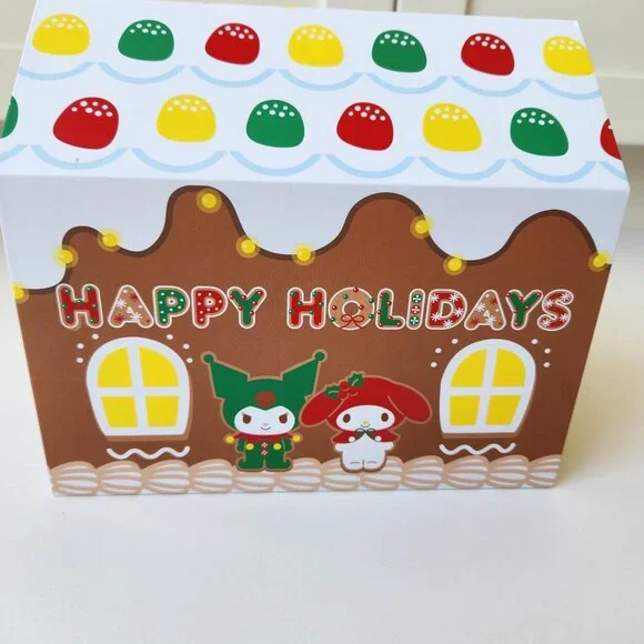 Hello Kitty And Friends Holiday Blanket Soft Fleece Throw Christmas Gingerbread - Picture 3 of 10